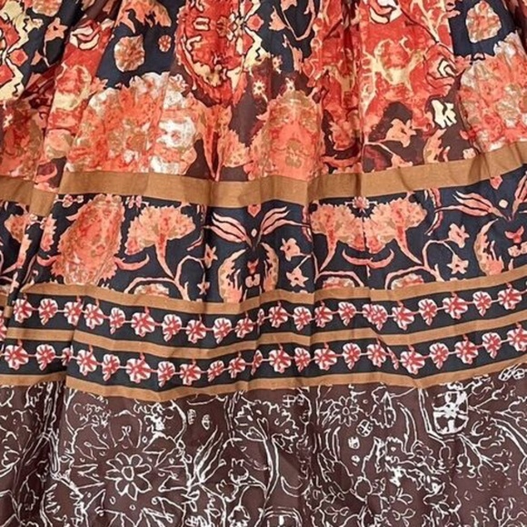 HOST PICK: Brand New BY ANTHROPOLOGIE PRINTED V-NECK BABYDOLL DRESS - Picture 9 of 12